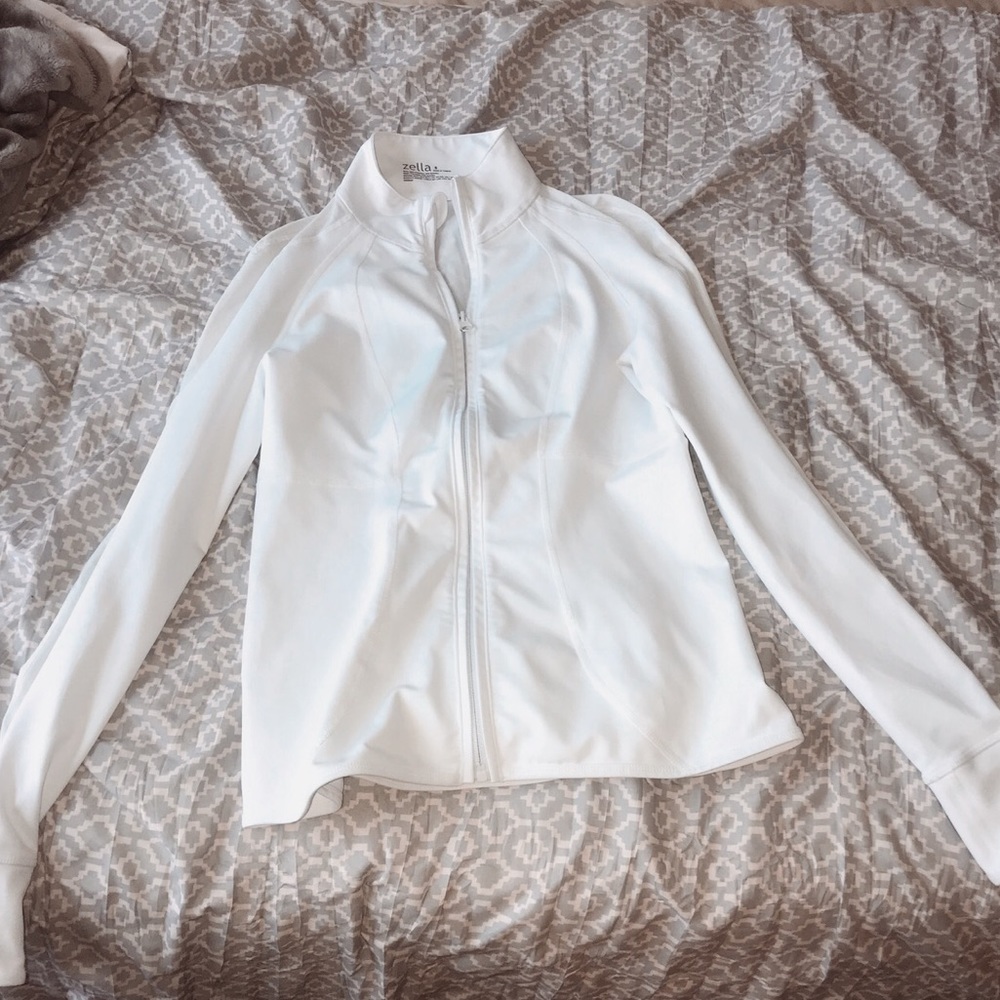 Zella athletic mesh zip up